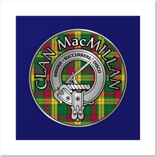 Clan MacMillan Crest & Tartan Posters and Art